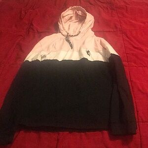 String hoodie design on the chest